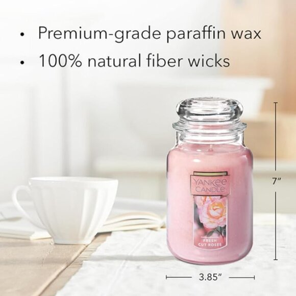 Yankee Candle - Fresh Cut Roses - High Intensity Candle - Picture 4 of 6